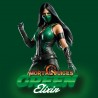 PLV Silhouette Green Elixir 30cm comptoir by Mortal Juices