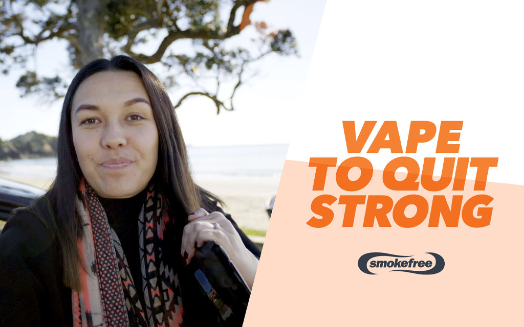 Vape to quit Strong