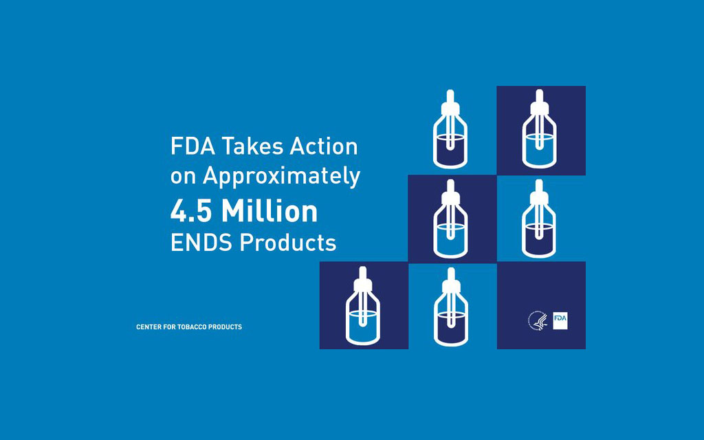 À un mois de l’échéance, la FDA rejette 4,5 millions de demande d’autorisations de mise sur le marché (PMTA)